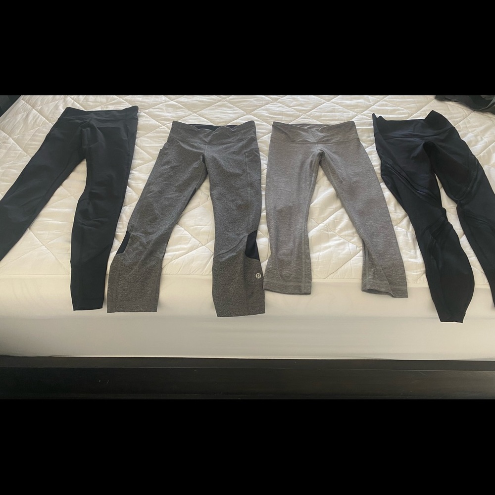 4 like new Lulu lemon leggings